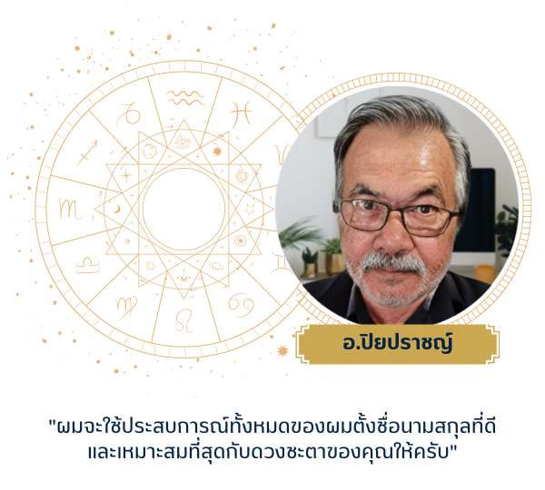 อ.ที่มีประสบการณ์มากกว่า 24 ปี  ในการตั้งชื่อลูก ตั้งชื่อมงคล วิเคราะห์ชื่อ ตั้งนามสกุลใหม่